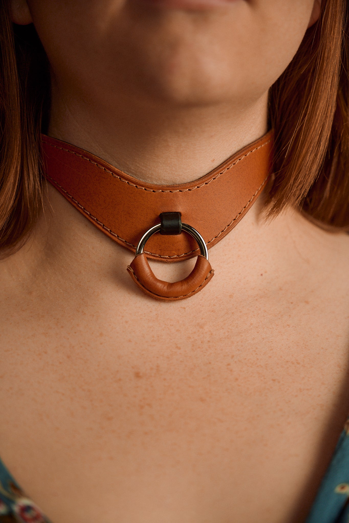 The Honeydew | Leather Necklace with O Ring