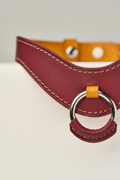 The Honeydew | Leather Necklace with O Ring