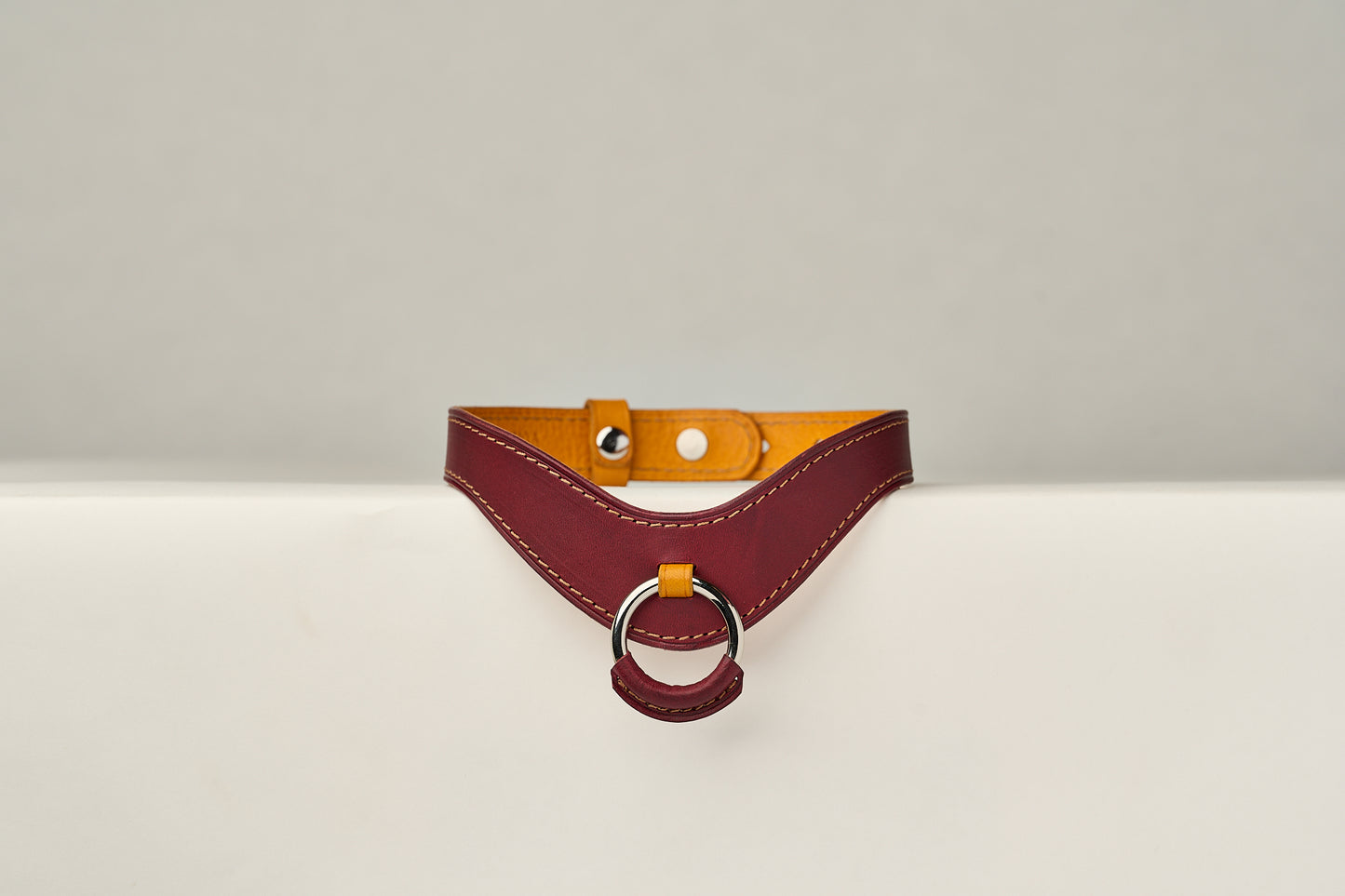 The Honeydew | Leather Necklace with O Ring