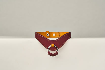 The Honeydew | Leather Necklace with O Ring