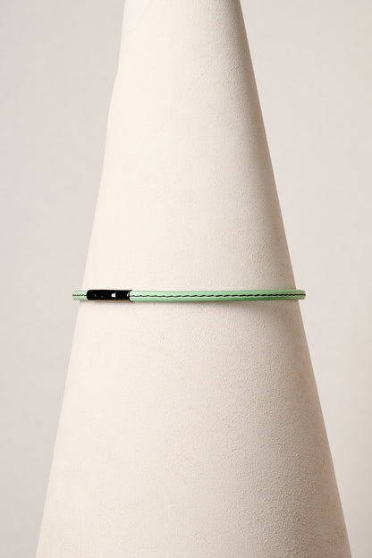 The Peek-A-Boo | Limited Edition Mint Leather Day Choker